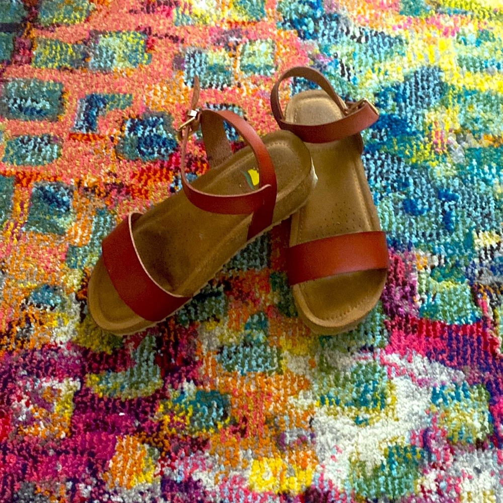 Cute brown sandals